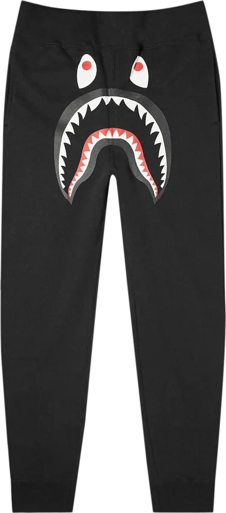 BAPE Shark Slim Sweat Pants 'Black', black