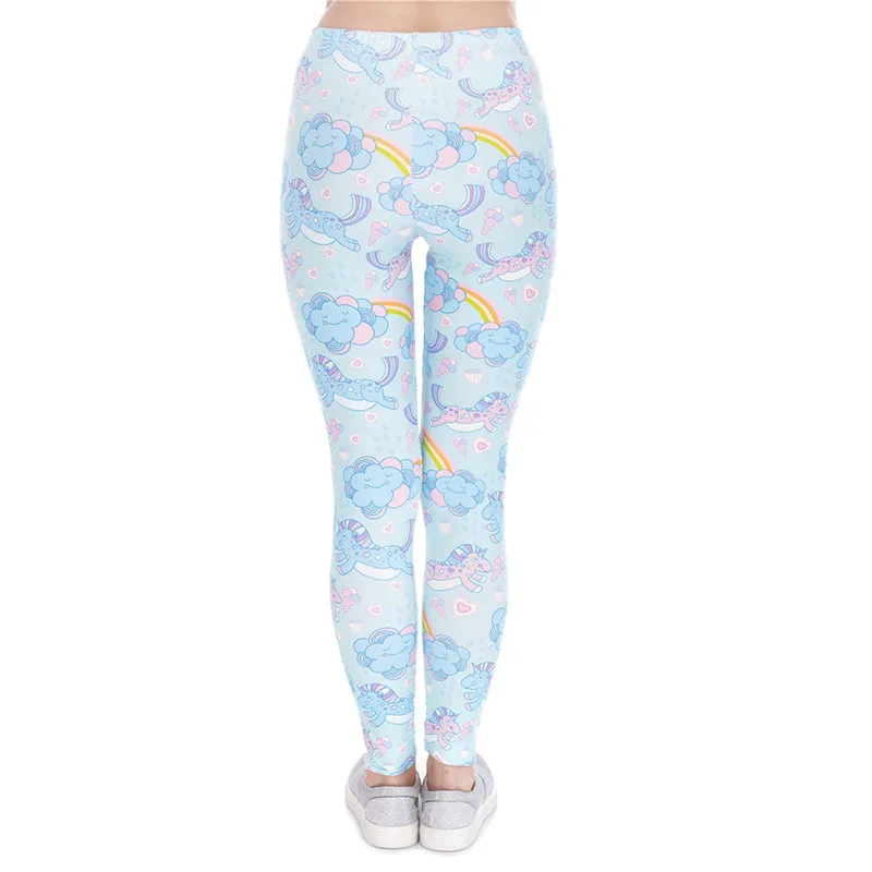 Blue Unicorn Leggings