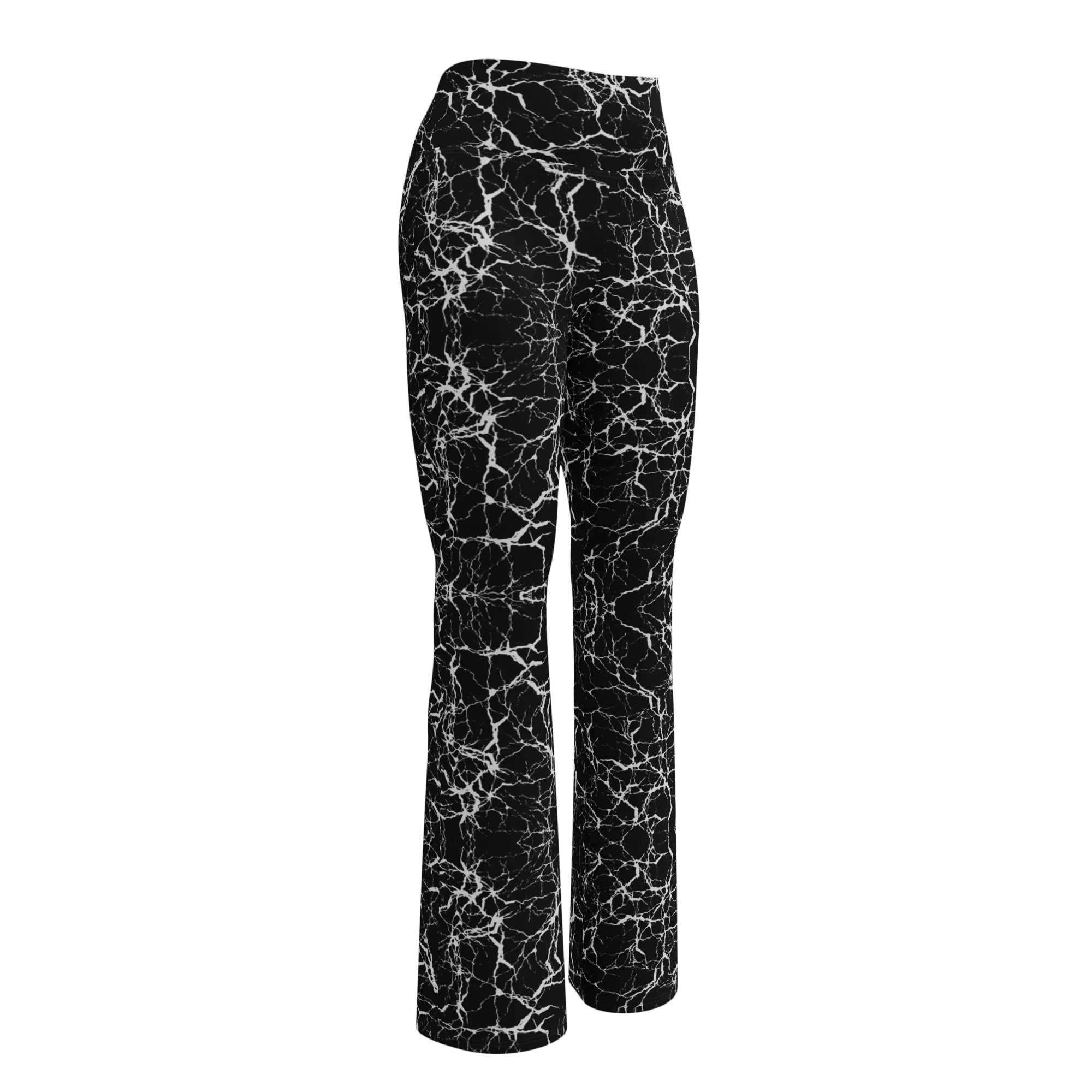 Cracked Chaos Flare Leggings (READY TO SHIP)