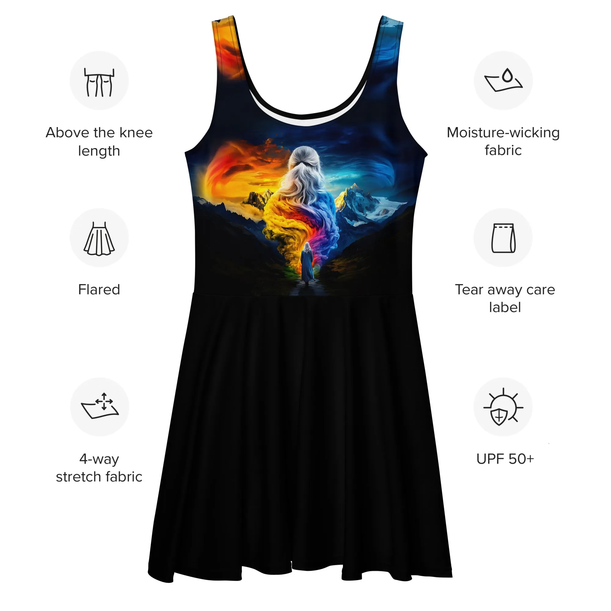 Empowered Renewal Path Skater Dress