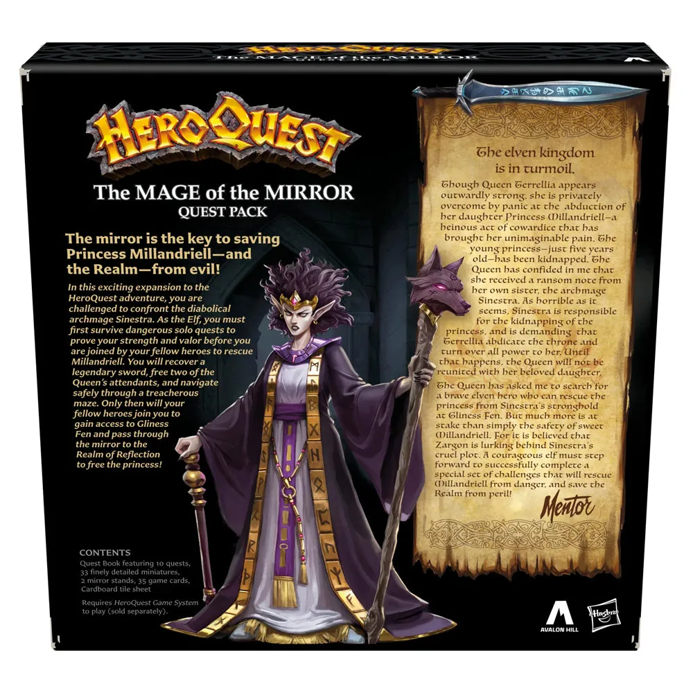 Hero Quest The The Mage Of The Mirror Quest Pack
