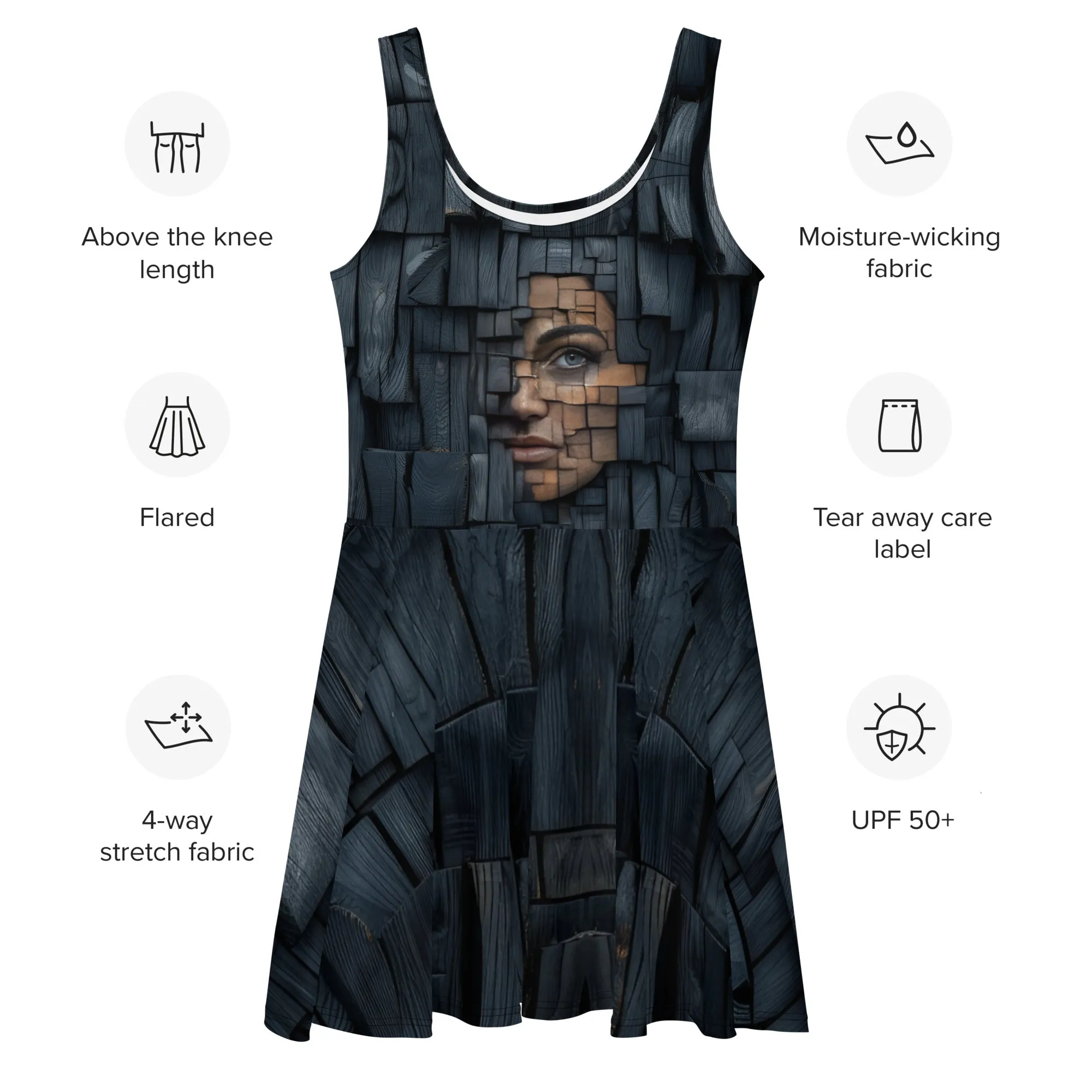 Hidden Strength Skater Dress