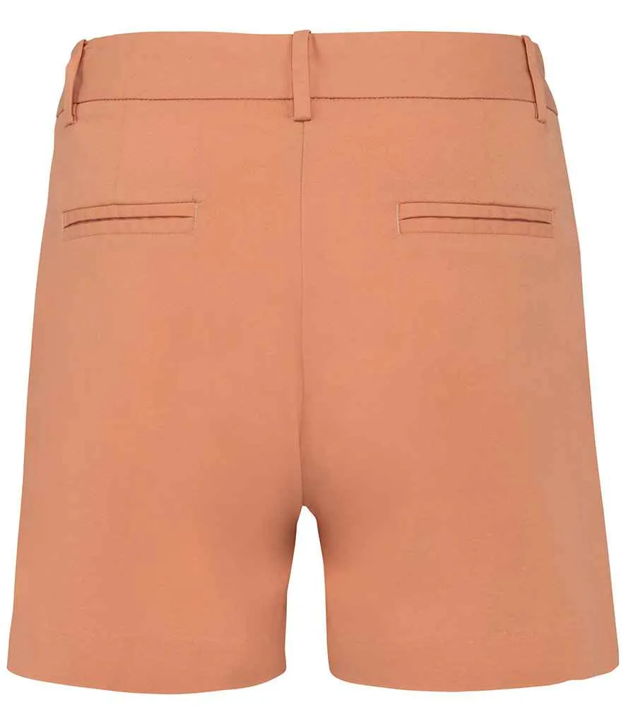 Native Spirit Ladies Chino Shorts | Peach