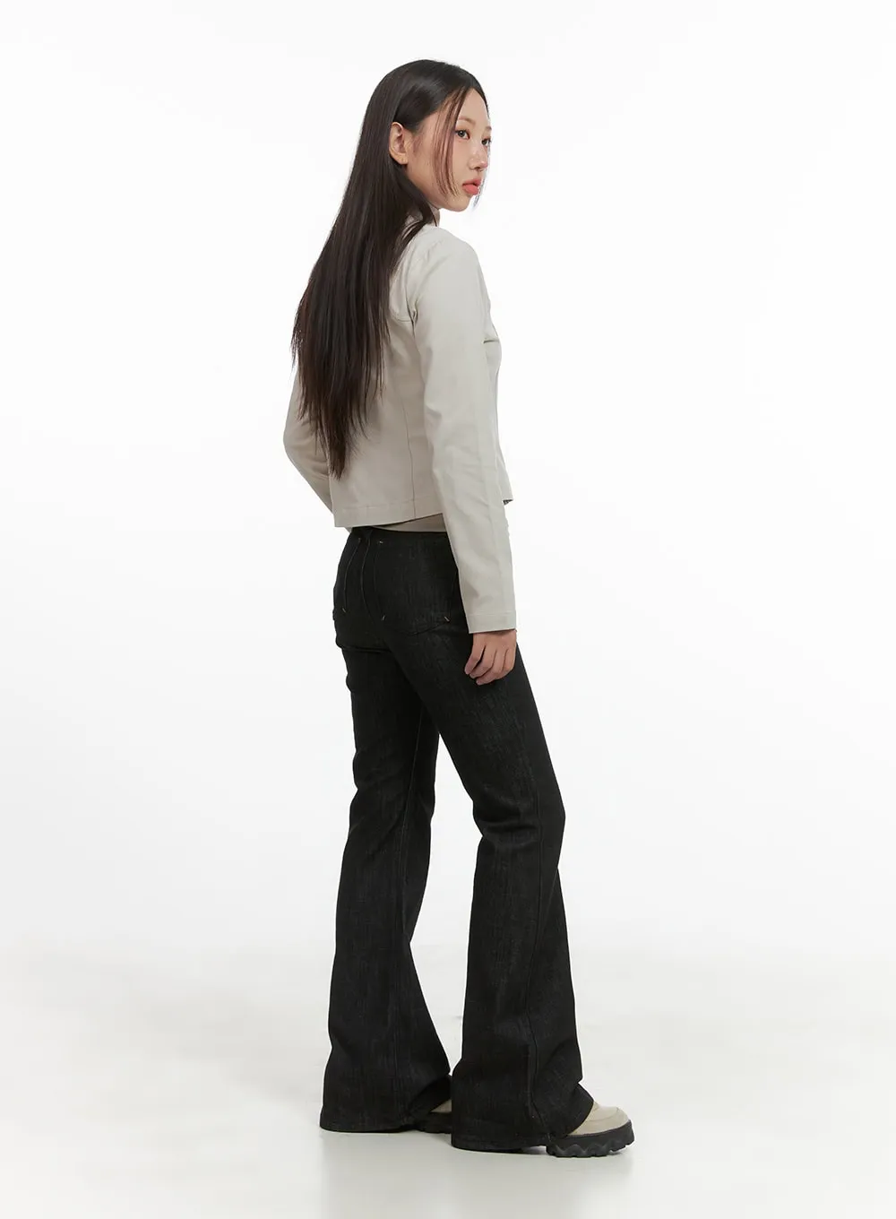 Noah Slim Bootcut Raw Denim Jeans CO404