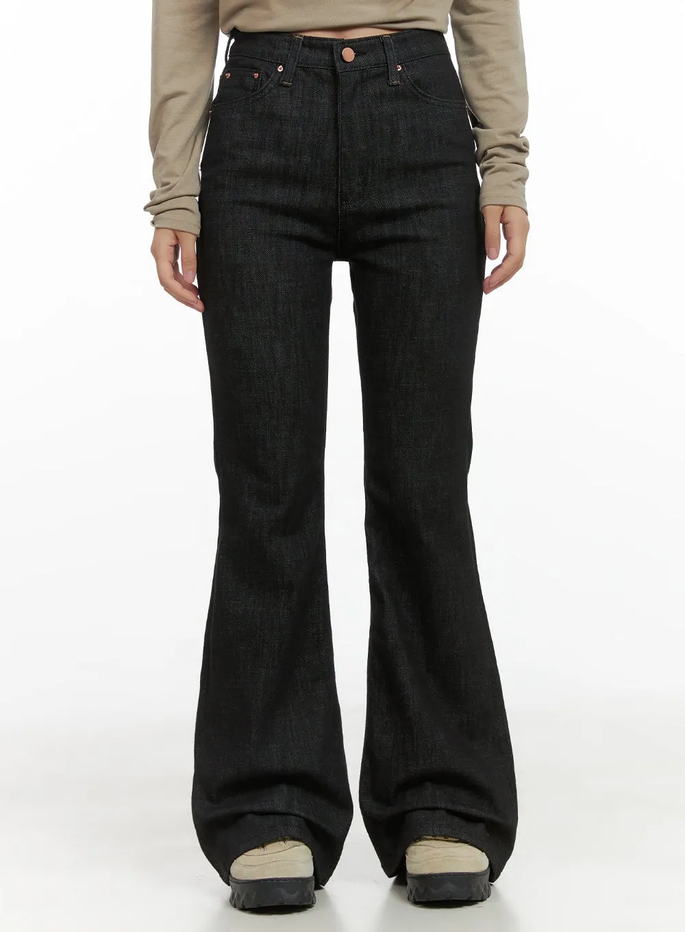 Noah Slim Bootcut Raw Denim Jeans CO404