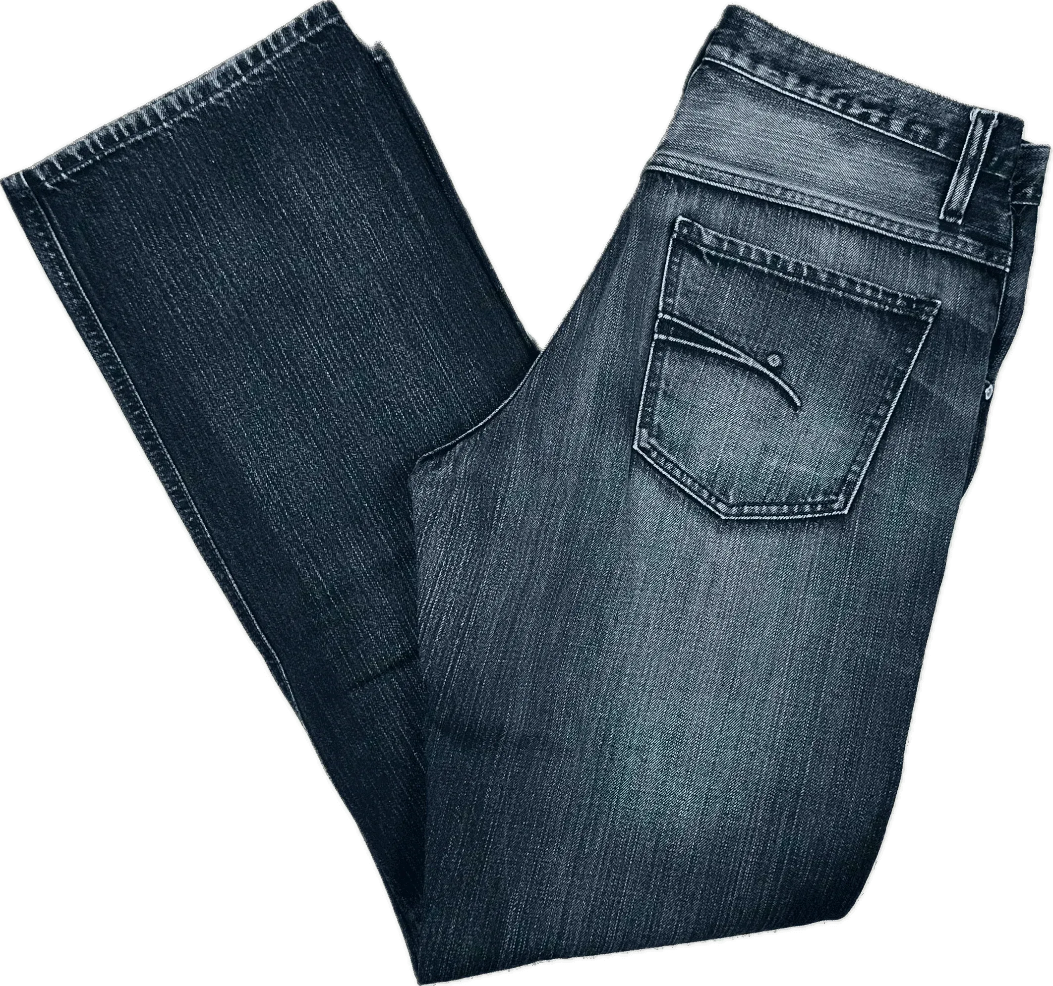 NOBODY Aussie Mens Classic Fit Relaxed Jeans - Size 33