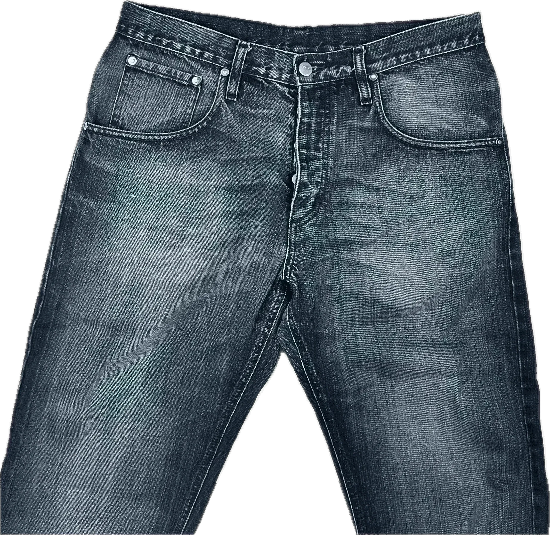 NOBODY Aussie Mens Classic Fit Relaxed Jeans - Size 33