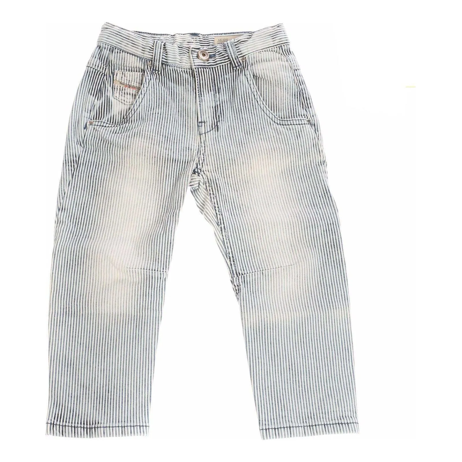 NWT - Diesel 'Fayza-K' Relaxed Engineer Stripe Denim Jeans