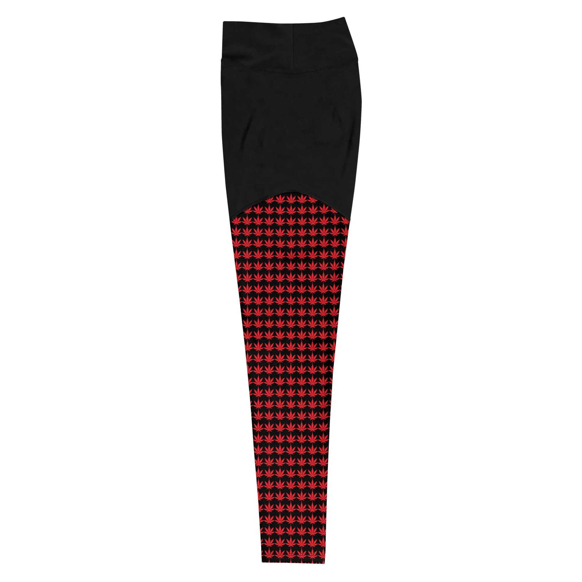 Red Sports Leggings