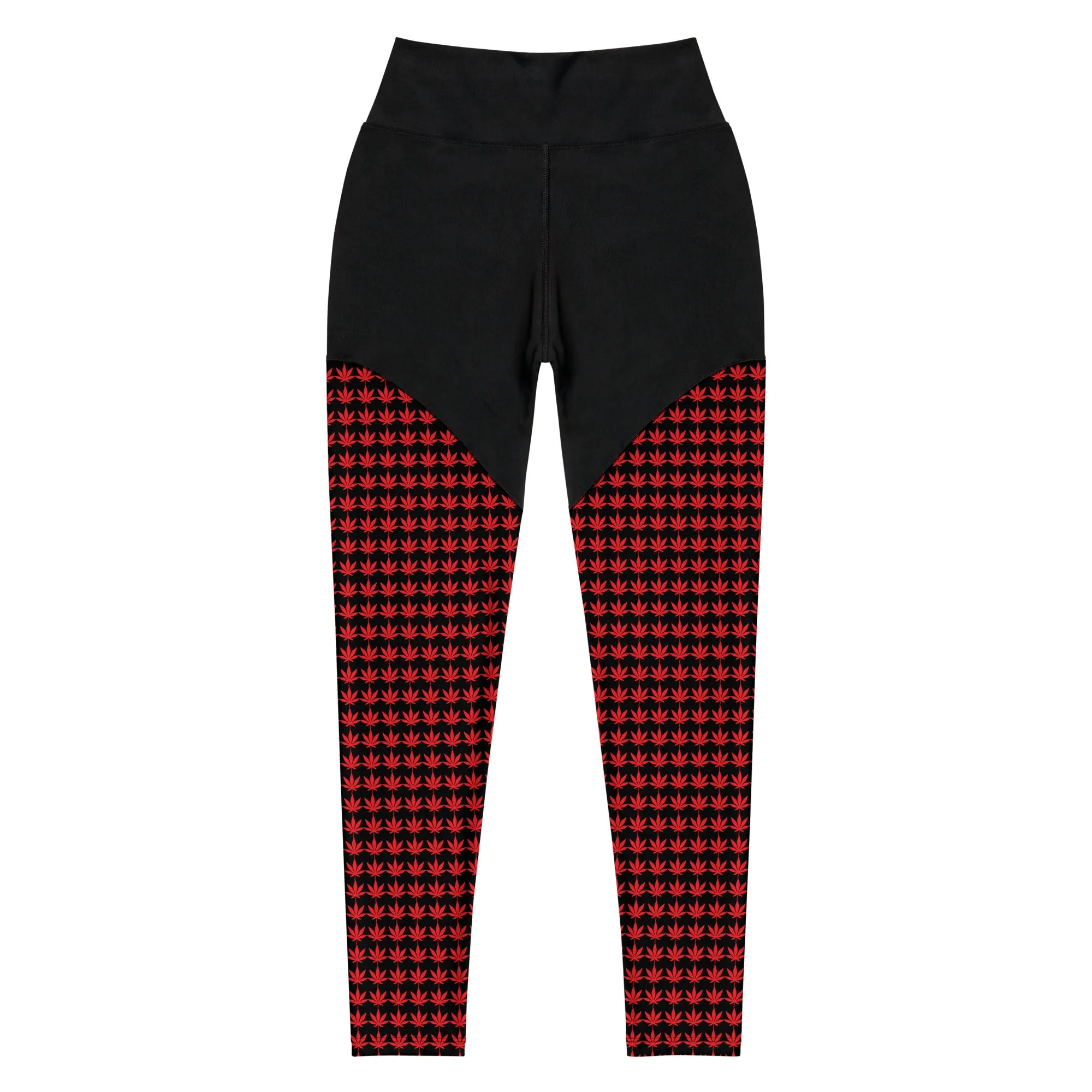 Red Sports Leggings
