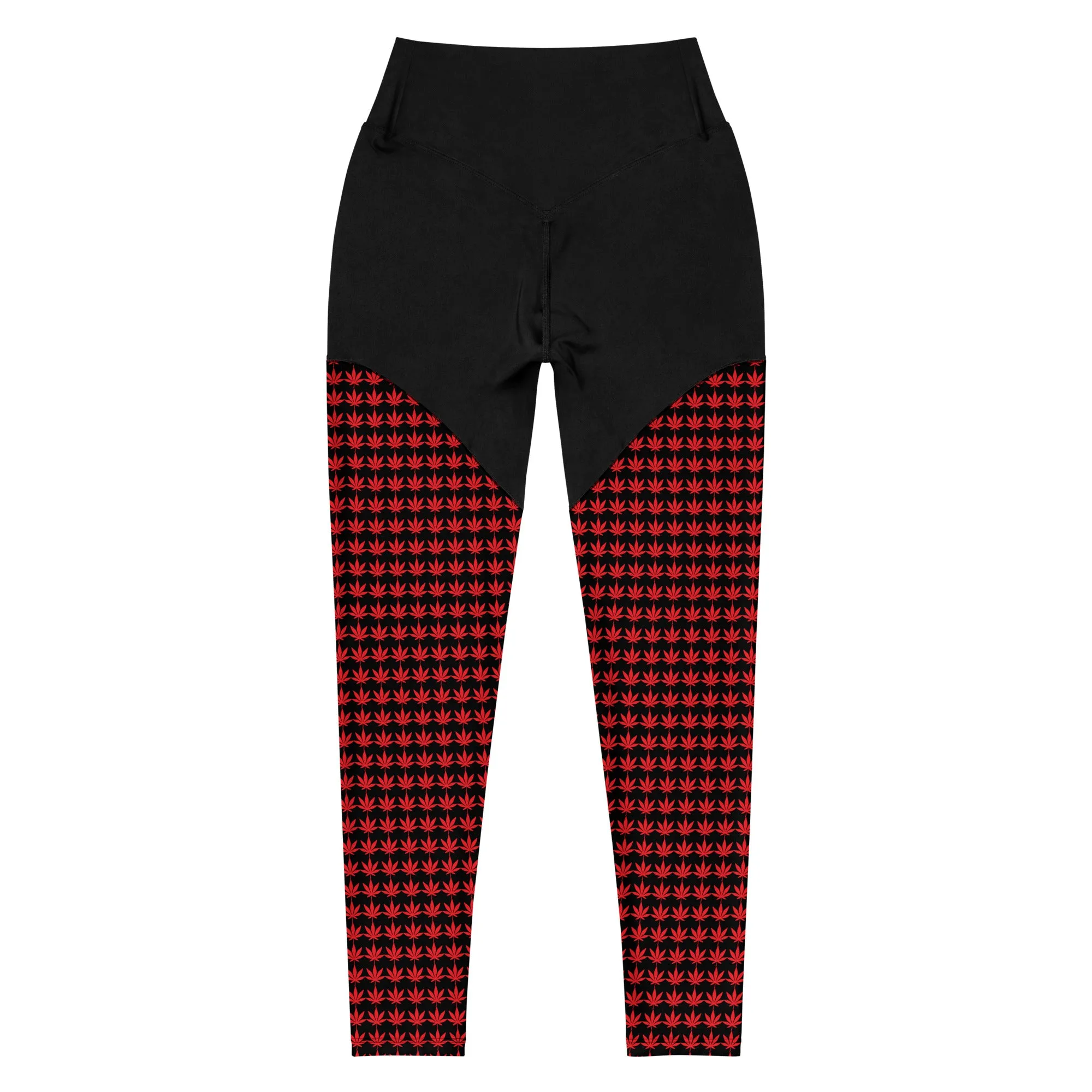 Red Sports Leggings
