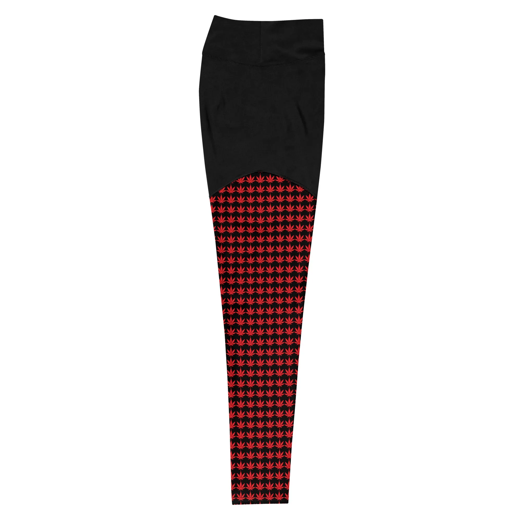 Red Sports Leggings