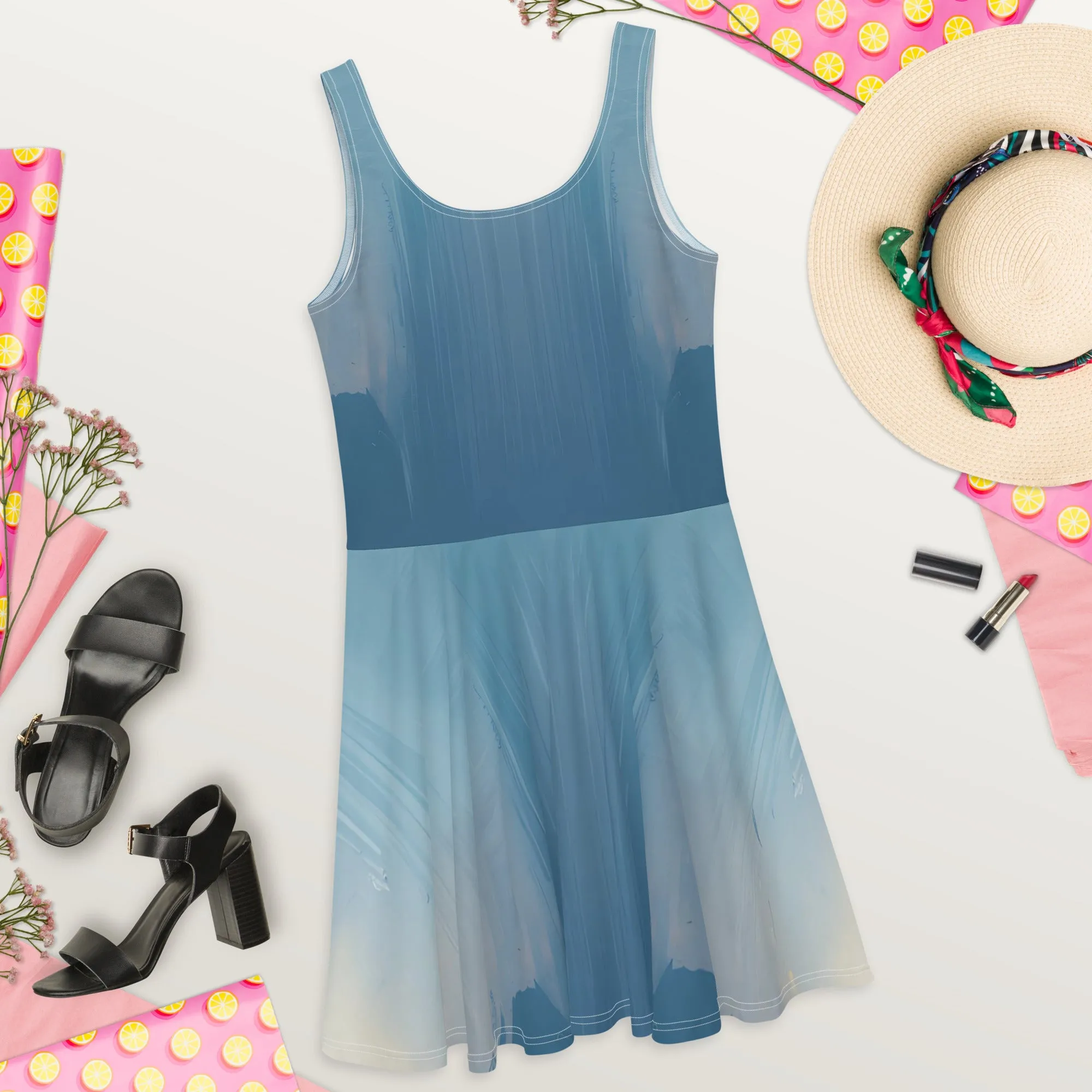 Whispers of Growth Skater Dress
