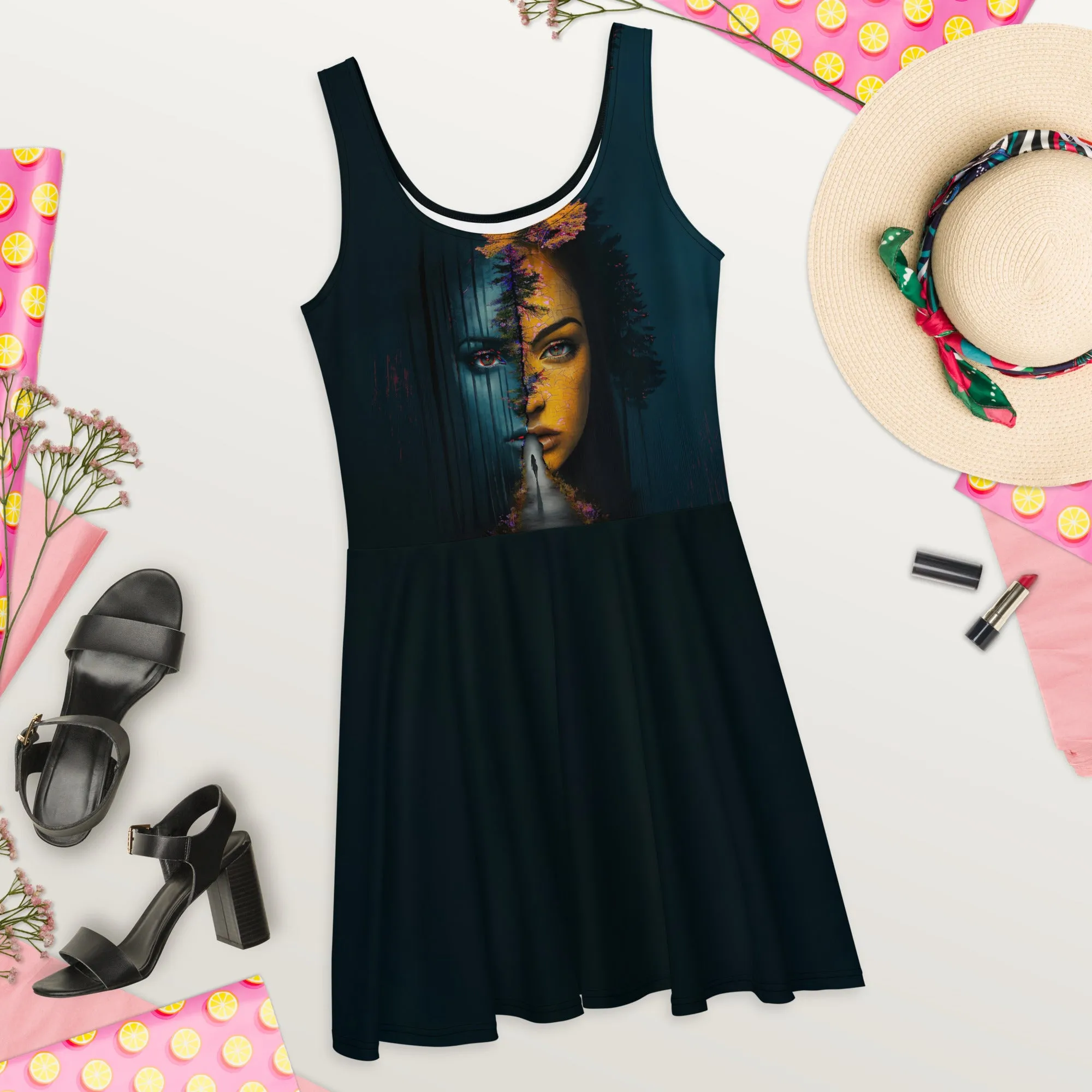 Wisdom Roots Skater Dress