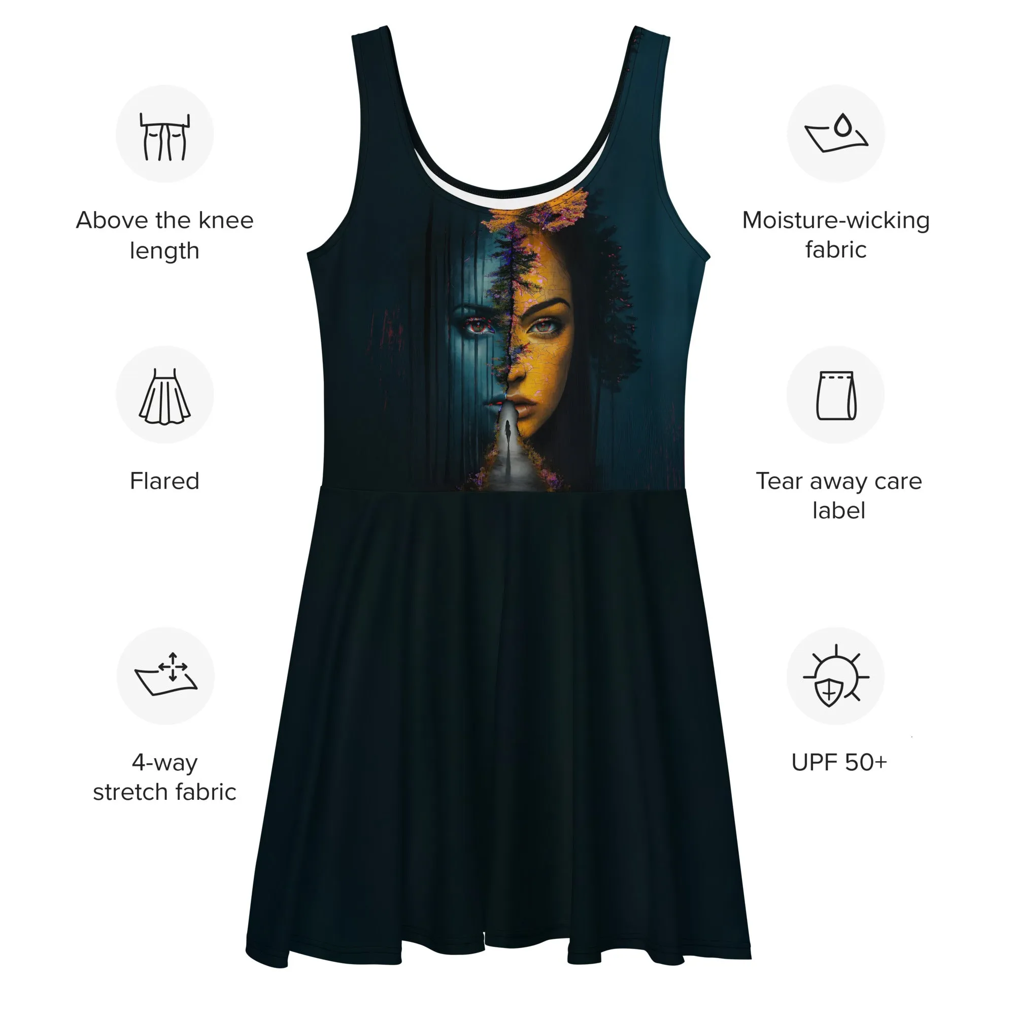 Wisdom Roots Skater Dress