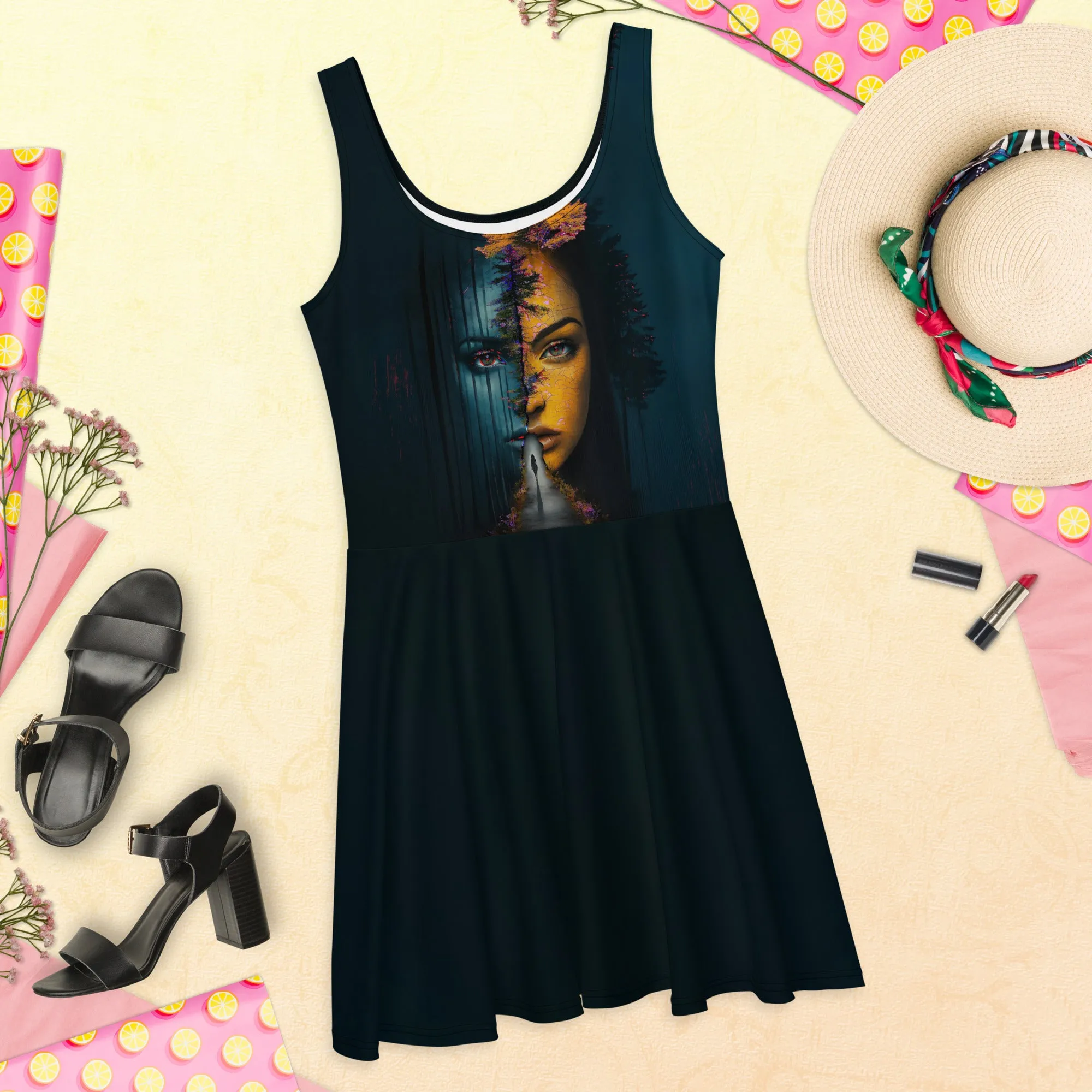 Wisdom Roots Skater Dress
