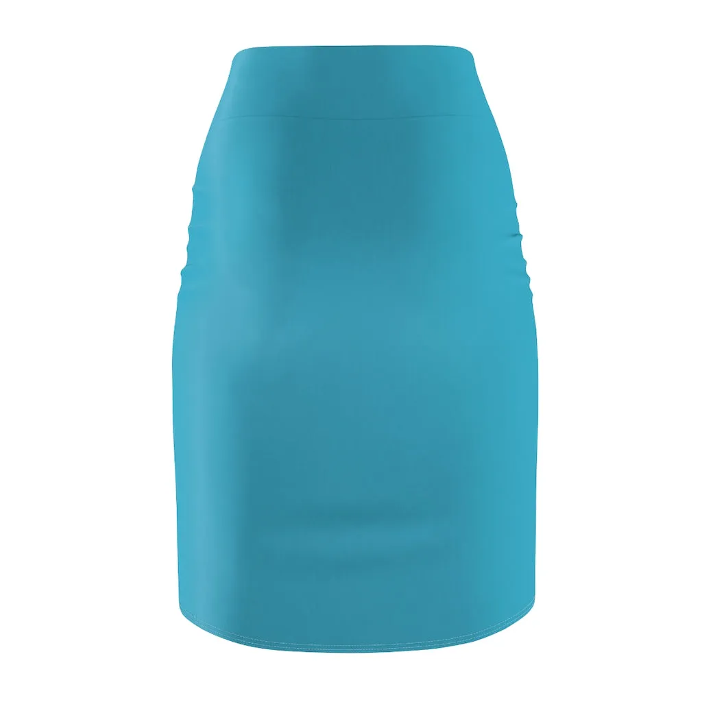 Women's Pencil Skirt   Flowers